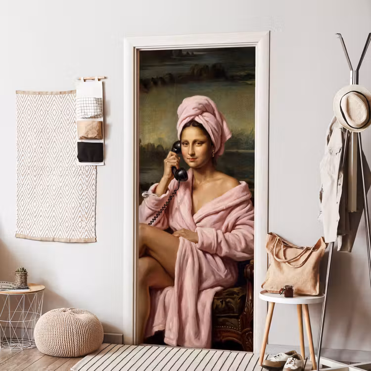 Deursticker - Mona - Klassiek - Roze — 8