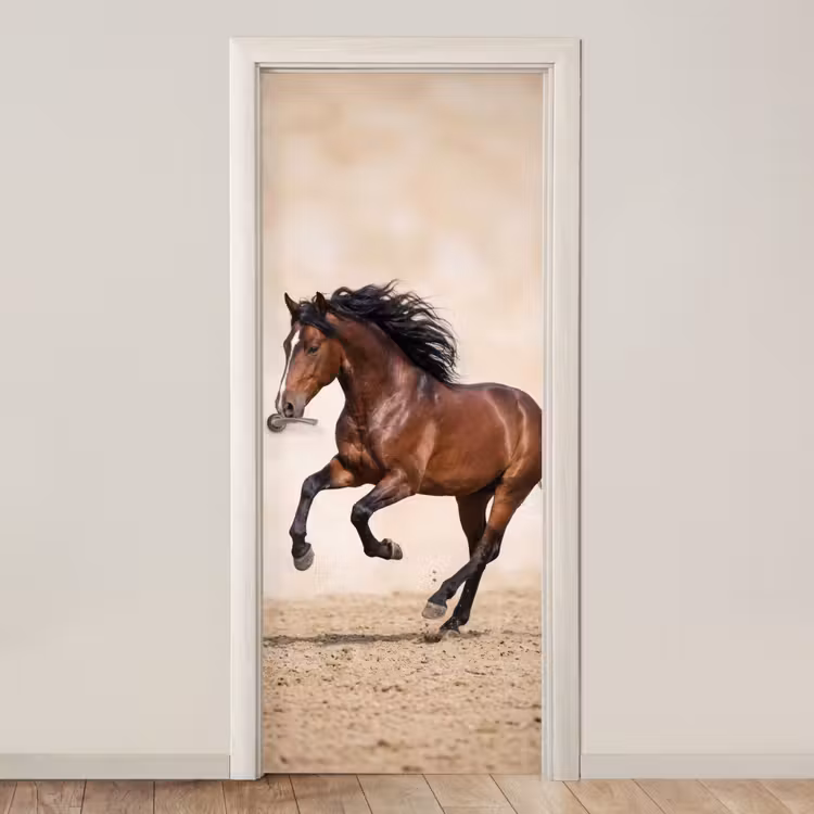 Deursticker - Paard - Galop - Energie — 1