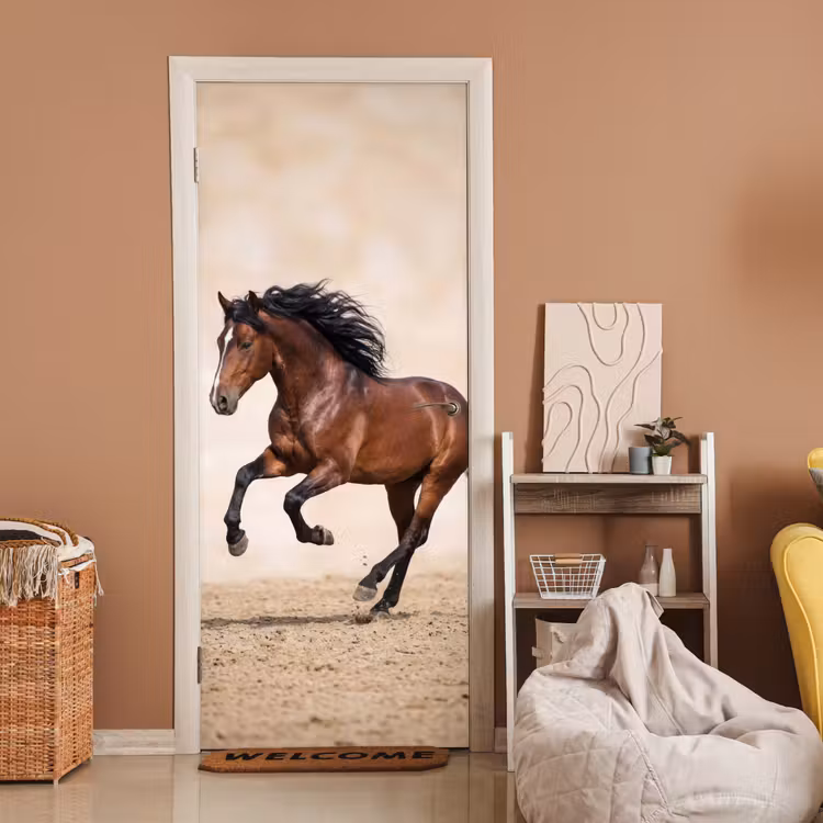 Deursticker - Paard - Galop - Energie — 2