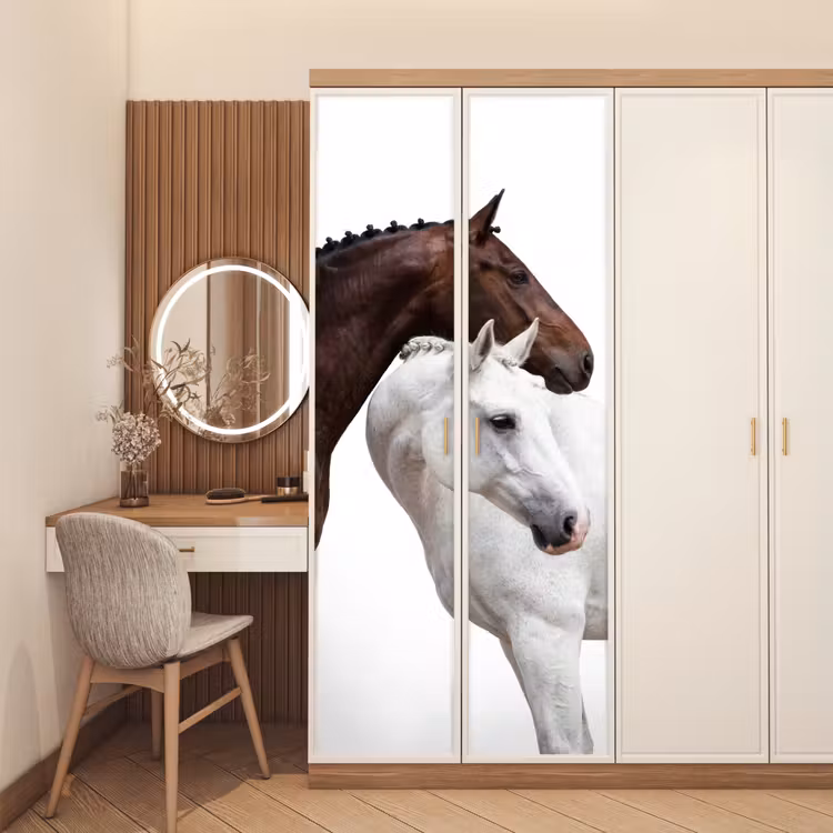Deursticker - Paard - Modern - Balans — 5