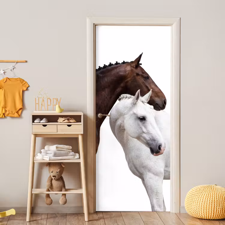 Deursticker - Paard - Modern - Balans — 6