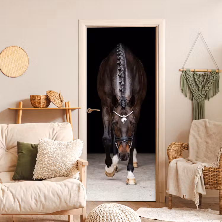 Deursticker - Paard - Modern - Portret — 4