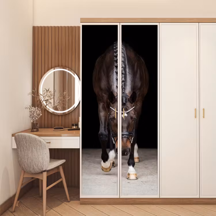 Deursticker - Paard - Modern - Portret — 5