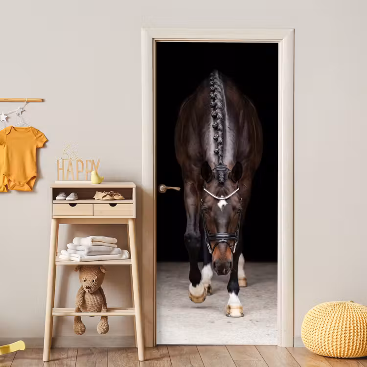 Deursticker - Paard - Modern - Portret — 6