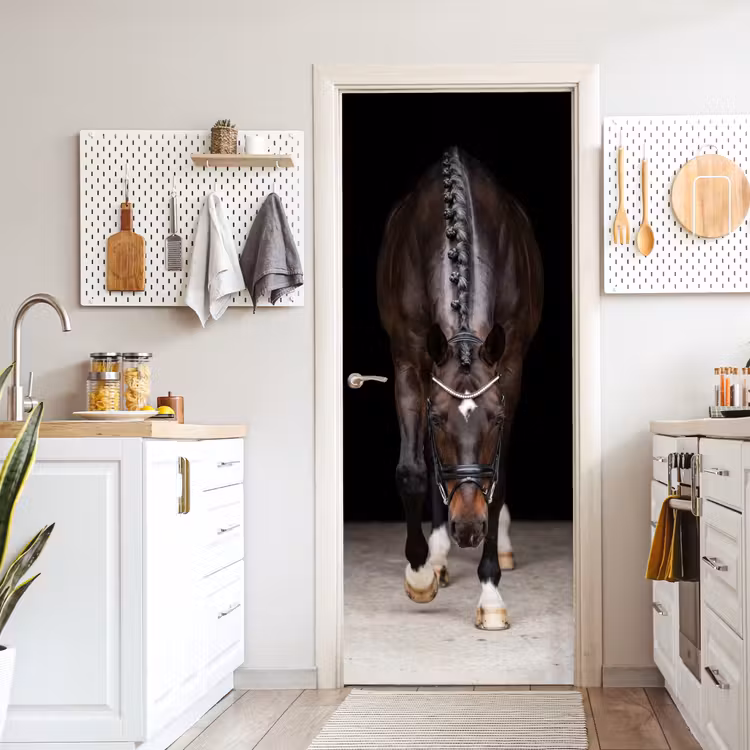 Deursticker - Paard - Modern - Portret — 7