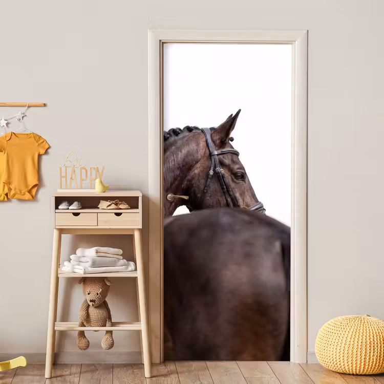 Deursticker - Portret - Paard - Elegant — 6