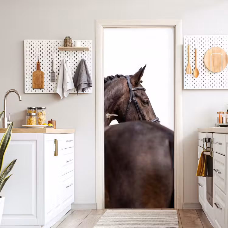 Deursticker - Portret - Paard - Elegant — 7
