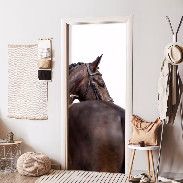 Deursticker - Portret - Paard - Elegant — 8