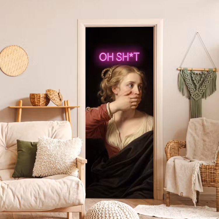 Deursticker - Quote - Neon - vrouw — 4