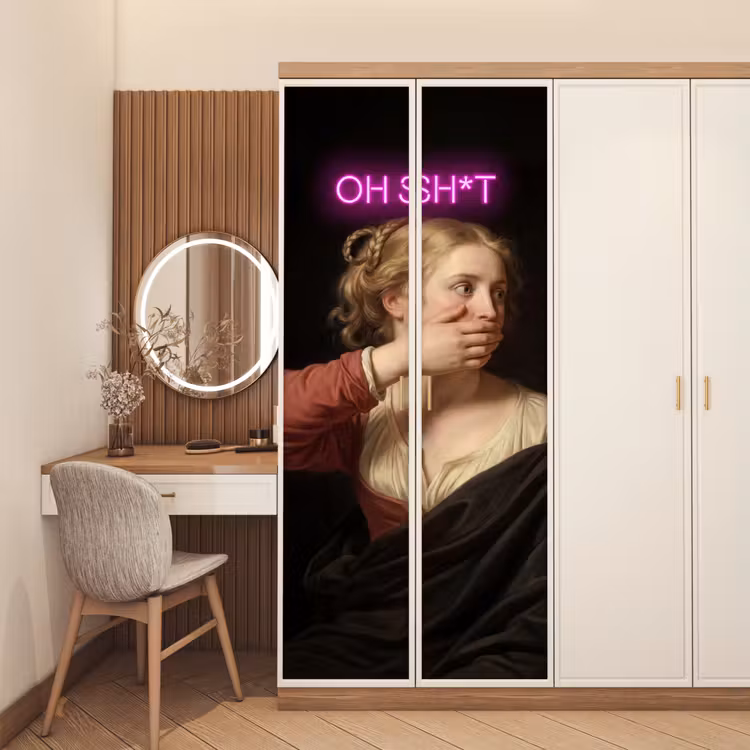 Deursticker - Quote - Neon - vrouw — 5