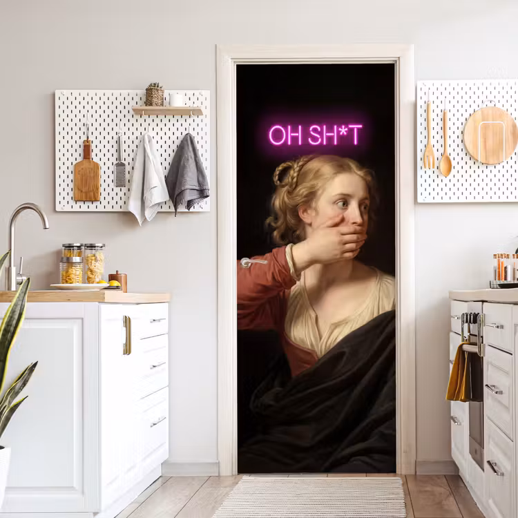 Deursticker - Quote - Neon - vrouw — 7