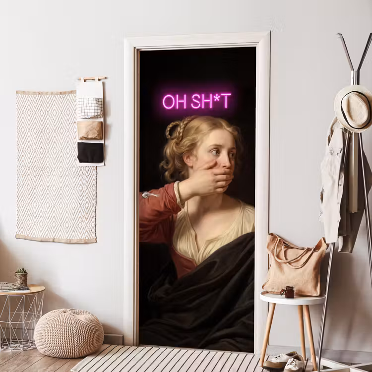 Deursticker - Quote - Neon - vrouw — 8