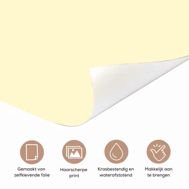 Deursticker - Karma - Luipaardprint - Geel — 3
