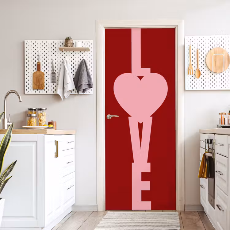 Deursticker - Love - Hart - Rood — 7