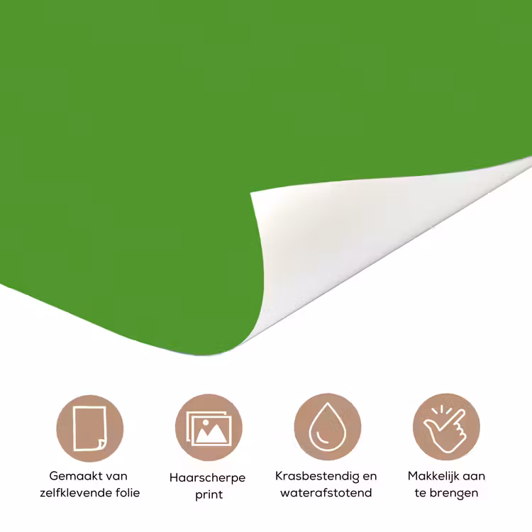 Deursticker - Mij niet bellen - Telefoon - Groen — 3