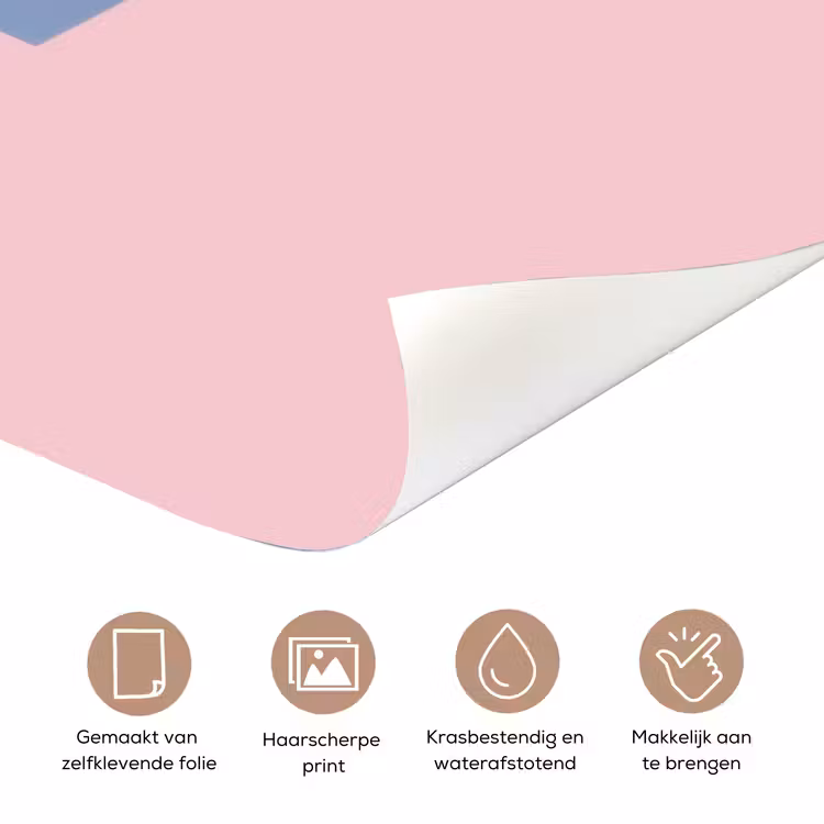 Deursticker - Nice - Paars - Roze — 3