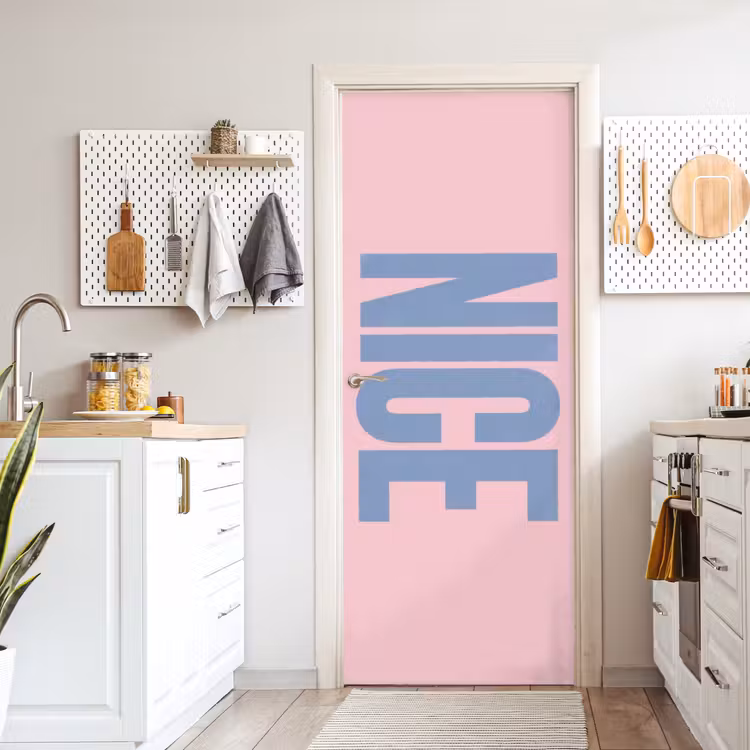 Deursticker - Nice - Paars - Roze — 7