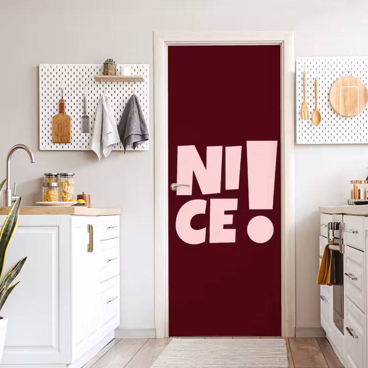 Deursticker - Nice - Uitroepteken - Rood — 7