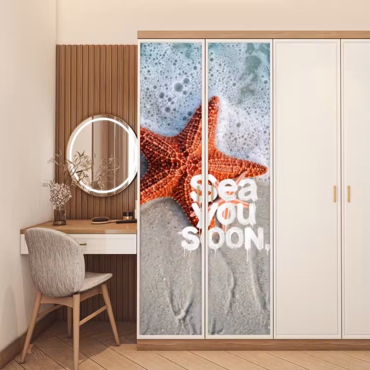 Deursticker - Sea you soon - Zeester - Zee — 5