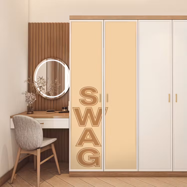 Deursticker - Swag - Bruin - Beige — 5