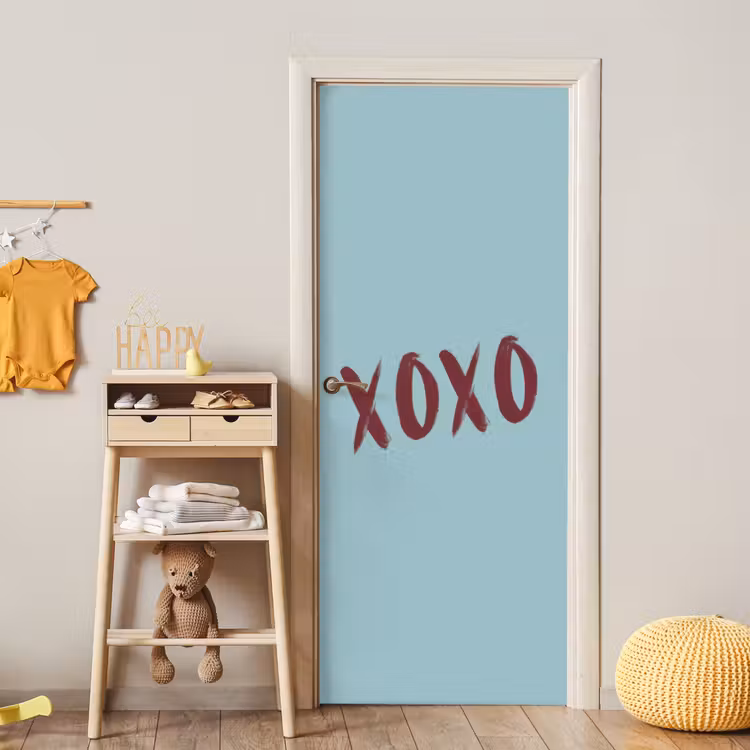 Deursticker - XOXO - Blauw - Rood — 6