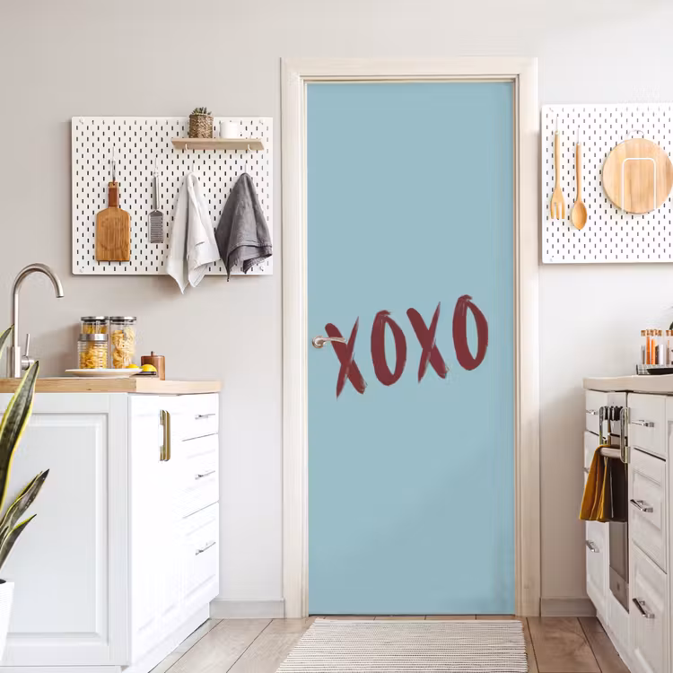 Deursticker - XOXO - Blauw - Rood — 7