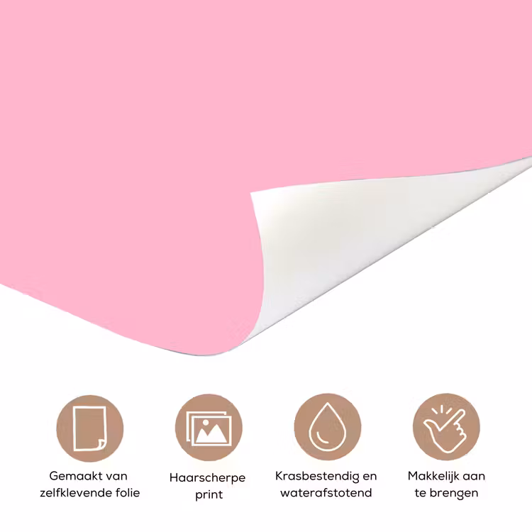 Deursticker - Toedeloe - Roze - Minimalistisch — 3
