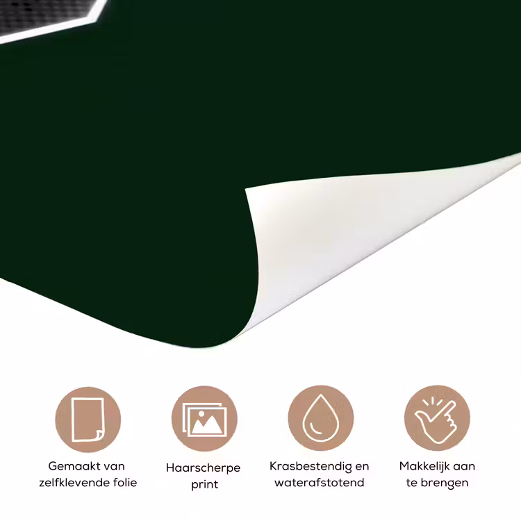Deursticker - Mond - Groen - Illustratie - BLAH BLAH — 3