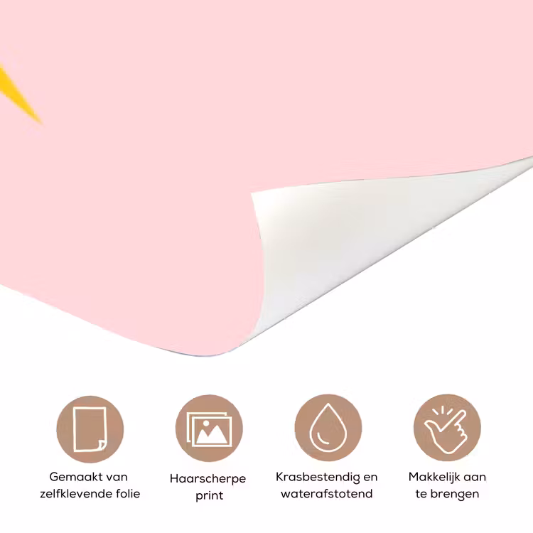 Deursticker - Why not - Bliksem - Roze — 3