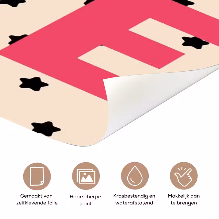 Deursticker - Love - Stippen - Roze — 3