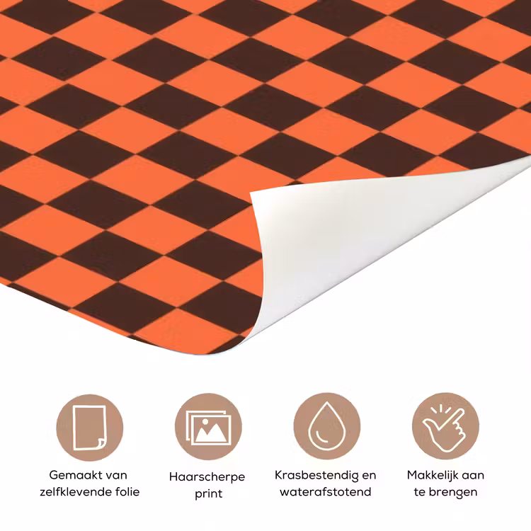 Deursticker - Tequila texted you - Glas - Vierkanten - Oranje — 3