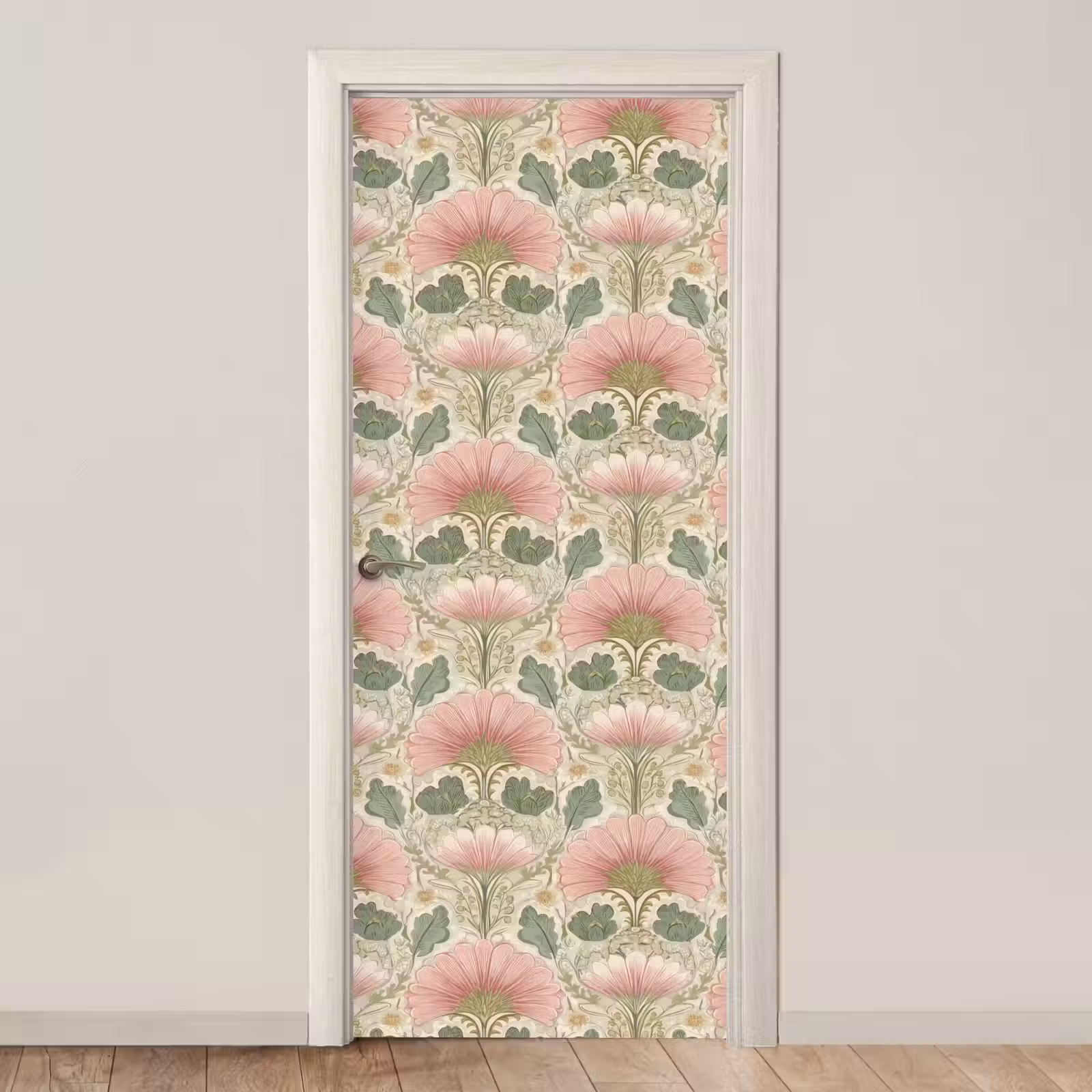 Deursticker - Klassiek - Patroon - Roze — 1