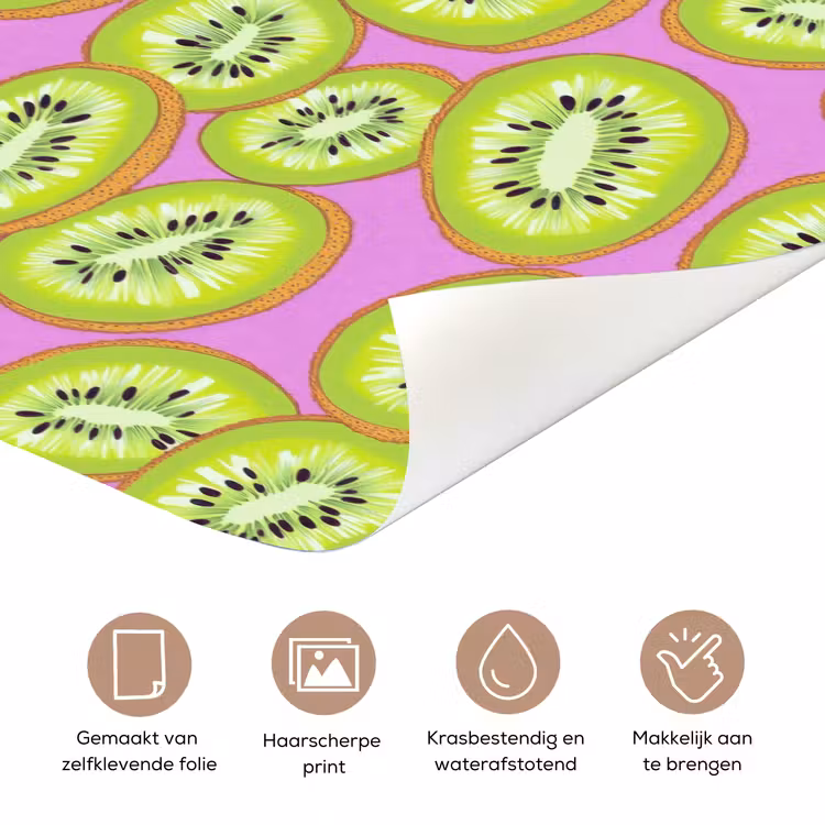 Deursticker - Kiwi - Speels - Groen — 3