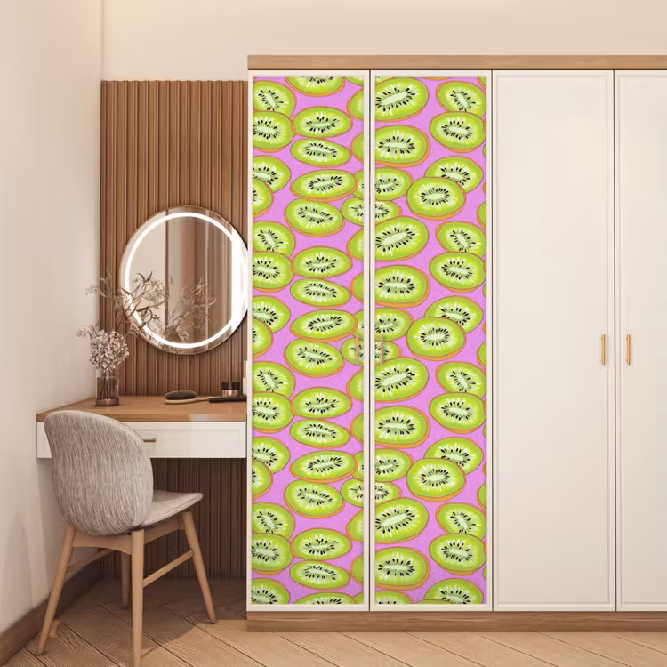 Deursticker - Kiwi - Speels - Groen — 5