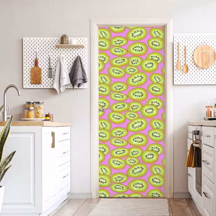 Deursticker - Kiwi - Speels - Groen — 7