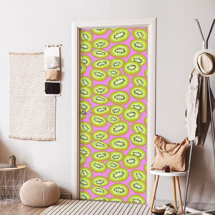 Deursticker - Kiwi - Speels - Groen — 8