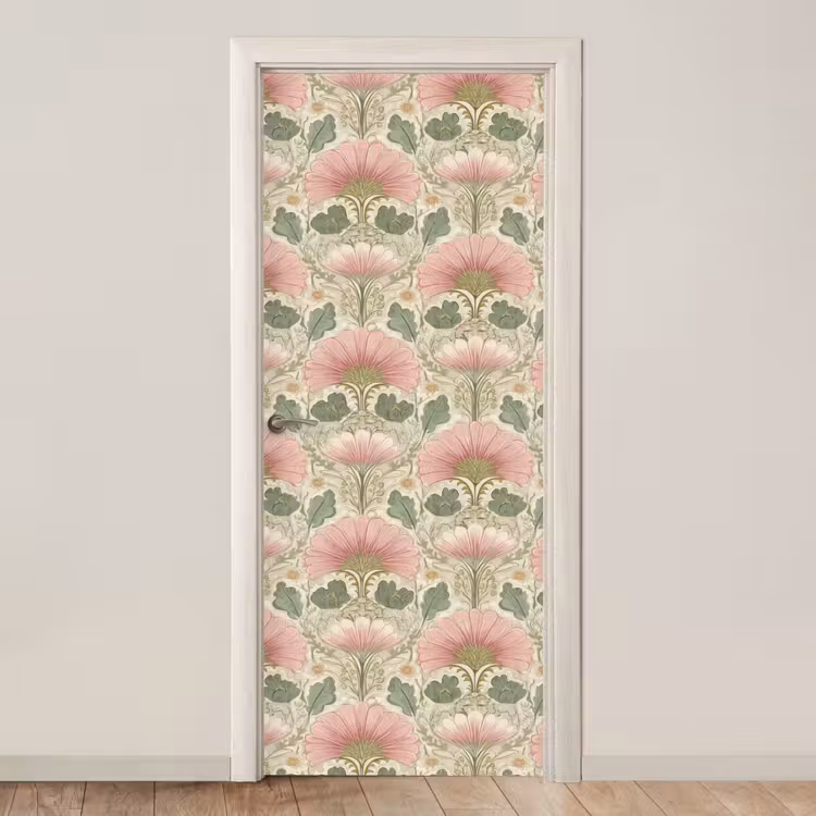 Deursticker - Klassiek - Patroon - Roze — 1