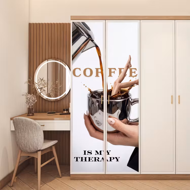 Deursticker - Koffie - Mok - Kan - Therapie — 5