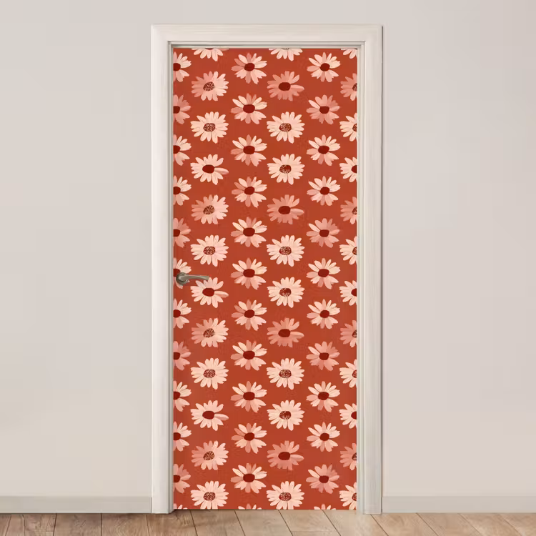 Deursticker - Madelief - Retro - Terracotta — 1