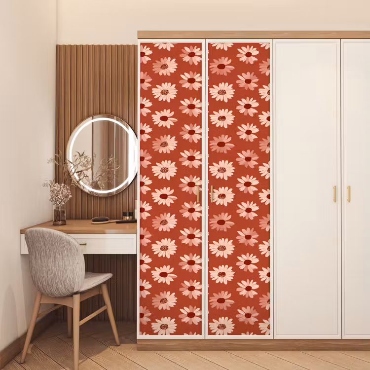 Deursticker - Madelief - Retro - Terracotta — 5