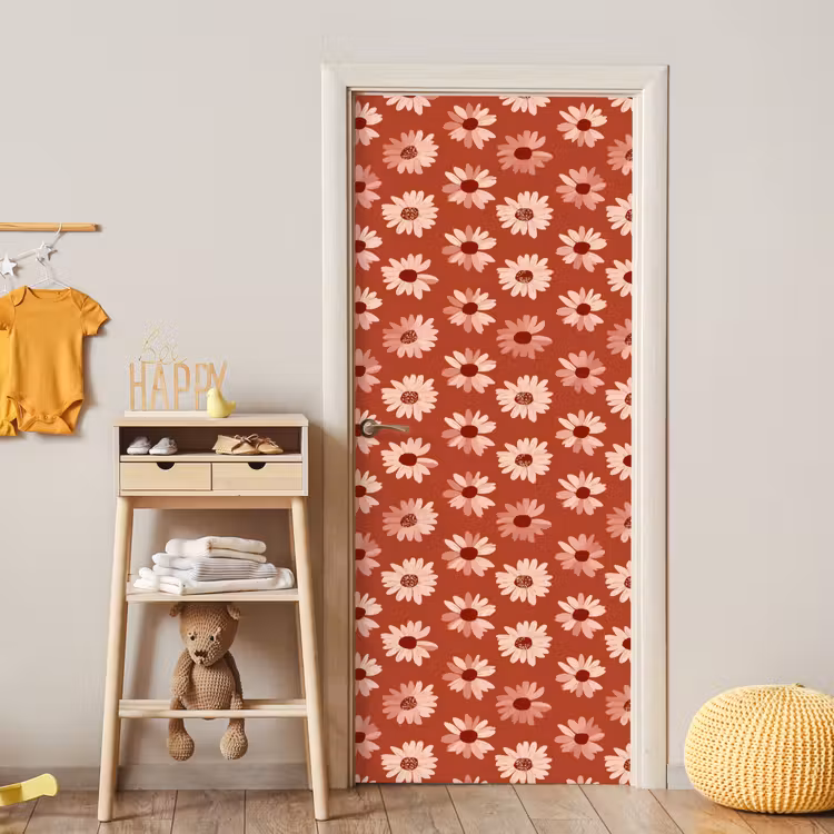 Deursticker - Madelief - Retro - Terracotta — 6