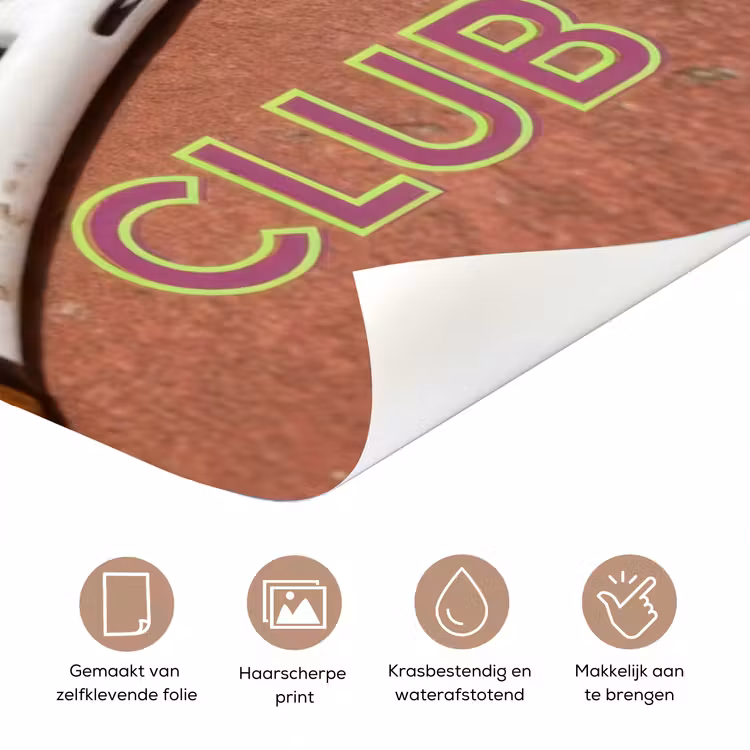Deursticker - Matcha Club - Tennis - Matcha — 3