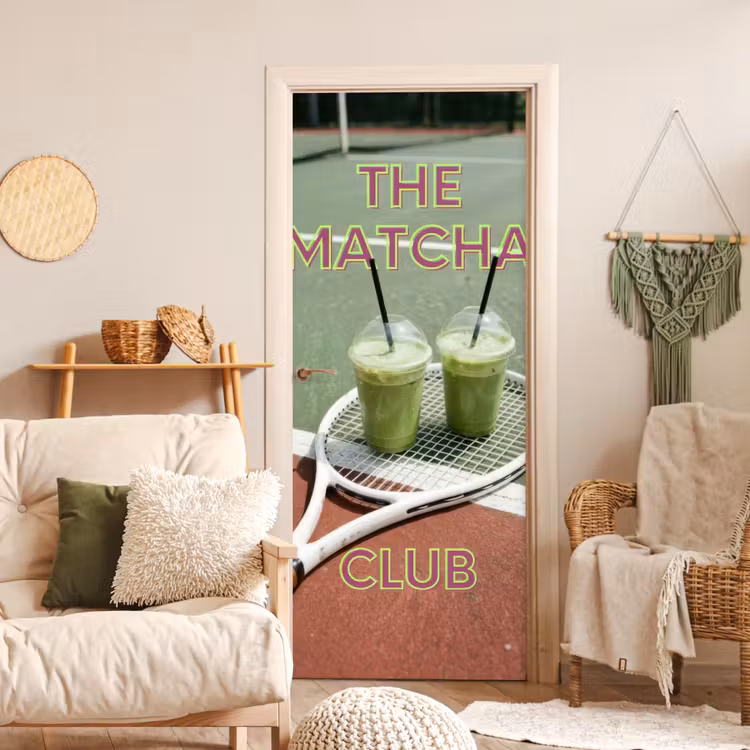 Deursticker - Matcha Club - Tennis - Matcha — 4