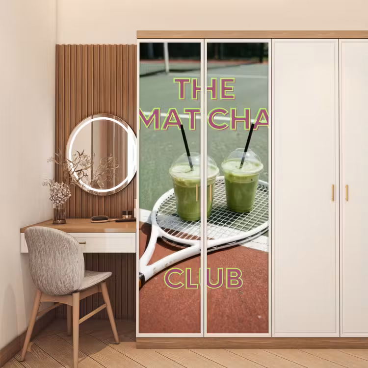 Deursticker - Matcha Club - Tennis - Matcha — 5