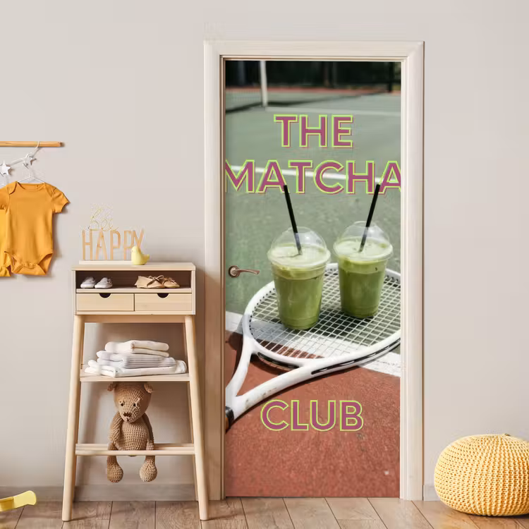 Deursticker - Matcha Club - Tennis - Matcha — 6