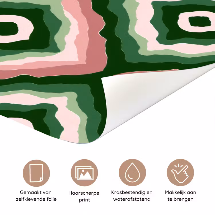 Deursticker - Ontwerp - Organisch - Kleurrijk — 3
