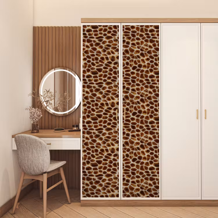 Deursticker - Schildpad - Bruin - Patroon — 5