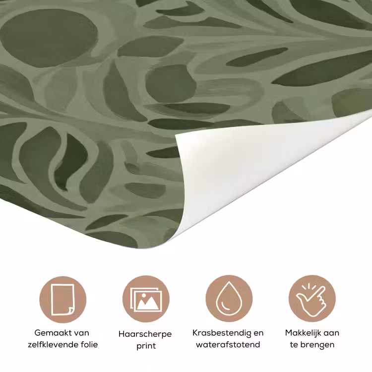 Deursticker - Sereen - Bladeren - Groen — 3