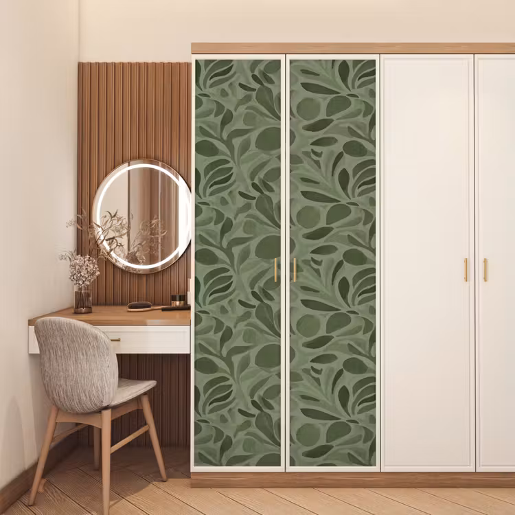 Deursticker - Sereen - Bladeren - Groen — 5
