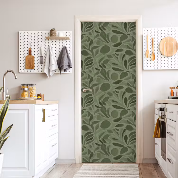 Deursticker - Sereen - Bladeren - Groen — 7